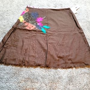 Nine & Co. Applique Skirt 🌺 NWT 🌼 Size 10 ✨️